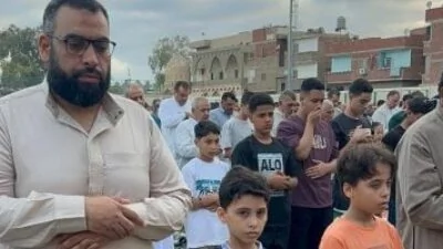 مشاهد-الحشود-والصفوف-المليئة-خلال-صلاة-عيد-الأضحى-في-الدقهلية