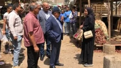 محافظ-الدقهلية-يزور-سوق-المجزر-بالمنصورة-ويوجه-بتسريع-أعمال-التطوير