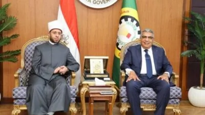 محافظ-الدقهلية-يرحب-بوزير-الأوقاف-في-ديوان-عام-المحافظة