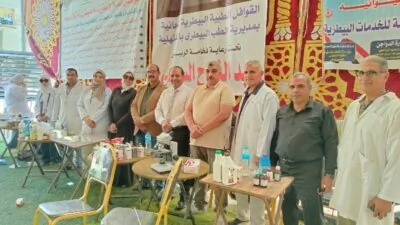 محافظ-الدقهلية-يراقب-تقدم-القوافل-البيطرية-ويعلن-تقديم-أكثر-من