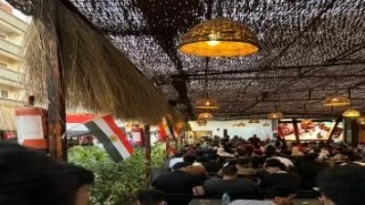 تفاعل-ودعم-جماهيري-مستمر-للمنتخب-أمام-إيران-بالدقهلية-فيديو