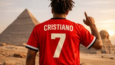 سبيد-يحتفل-بجنون-بهدف-منتخب-مصر-ضد-الأرجنتين-في-الملعب