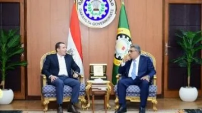 محافظ-الدقهلية-يلتقي-رئيس-هيئة-الإسعاف-لبحث-خطط-تطوير-المنظومة