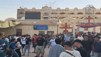 الأقباط يحيون ختام مولد مارجرجس في ميت دمسيس بالدقهلية اليوم