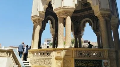 اللمسات النهائية تقترب من الاكتمال لتطوير ضريح الإمام الشعراوي بدقادوس قبل افتتاحه