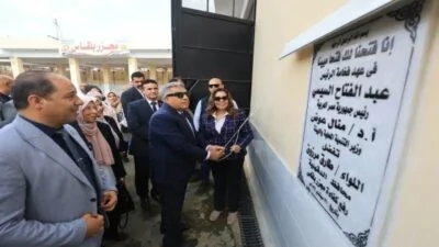 وزيرة التنمية المحلية ومحافظ الدقهلية يدشنان تطوير مجزر بلقاس ويتفقدان سير العمل في مجزر ميت الكرماء