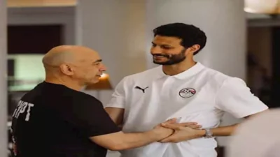 أول رد من حسام حسن بشأن استبعاد محمد الشناوي
