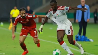 الإمارات تحسم مواجهتها أمام البحرين بثلاثة أهداف وتبلغ نصف نهائي خليجي 27
